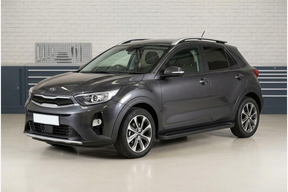 Kia Stonic 2017– Allmond Black side steps (2 st., aluminium) Image