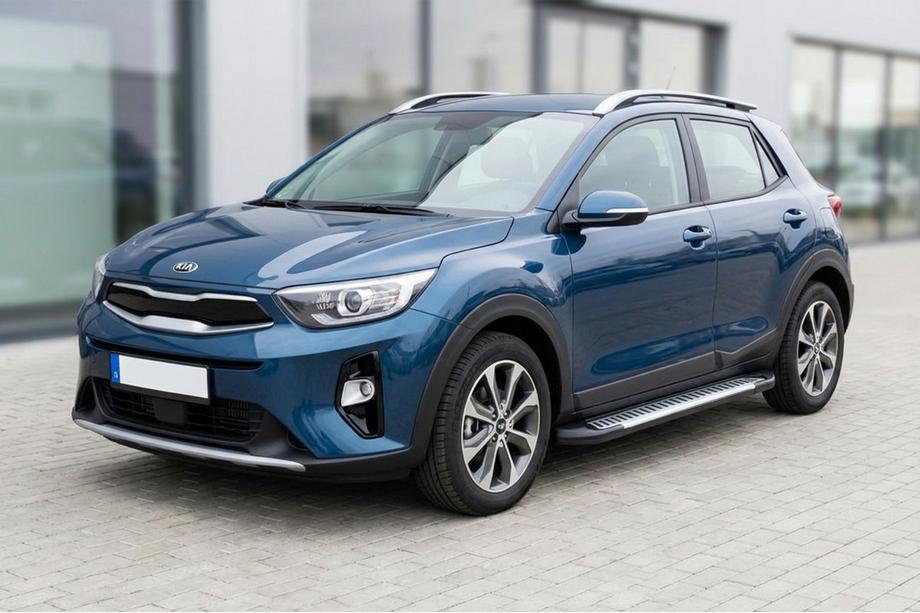 Kia Stonic 2017– Side steps Line (2 stuks, aluminium) Image