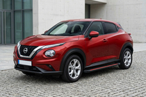 Nissan Juke 2020– Side steps Maya Red (2 stuks, aluminium) foto 1
