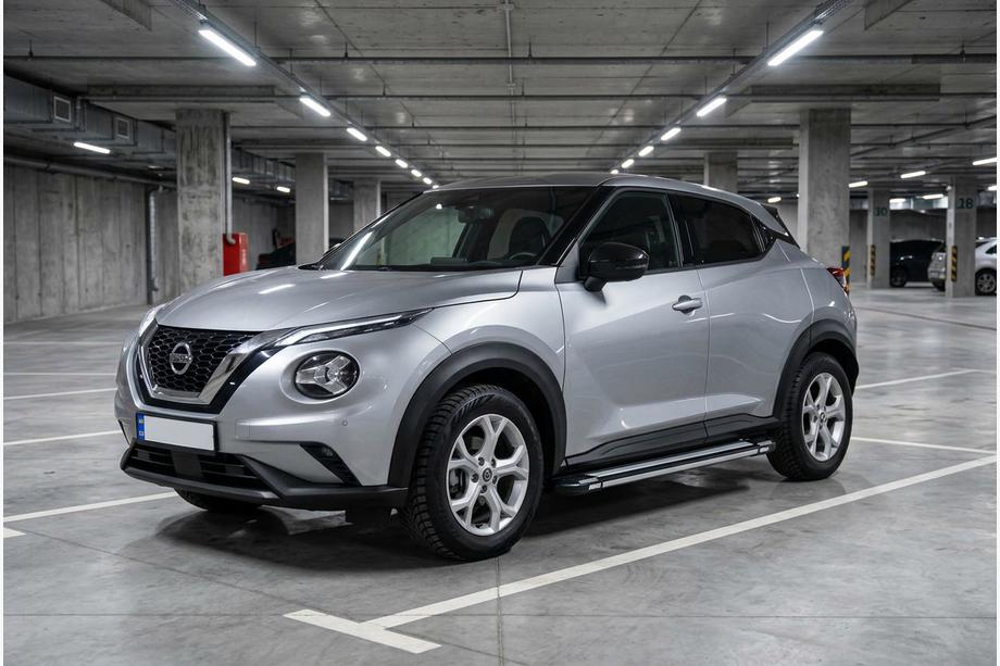 Nissan Juke 2020– Rainbow zijtreden (set van 2, aluminium) Image