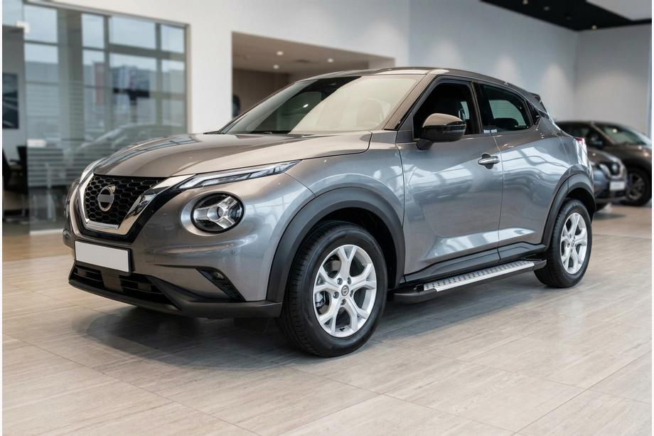 Nissan Juke 2020– Side steps Allmond Grey (set van 2, aluminium) Image