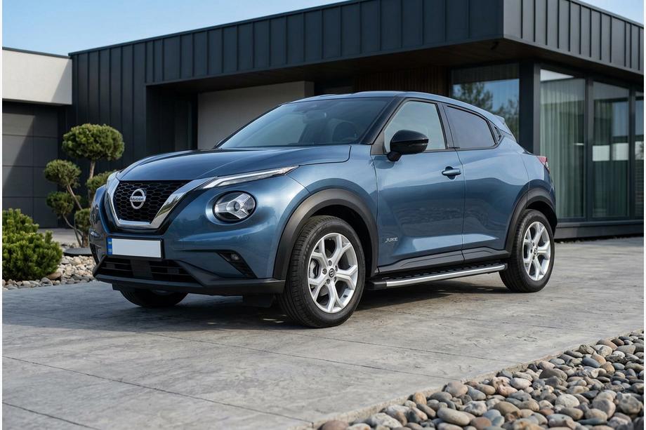 Nissan Juke 2020– Fullmond side steps (2 stuks, aluminium) Image