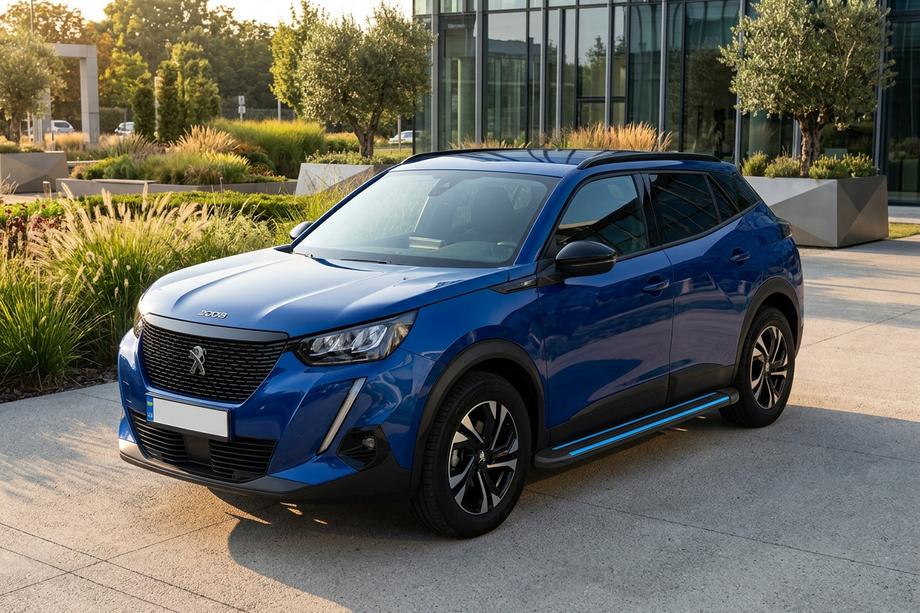 Peugeot 2008 2019– Maya Blue zijtreden (2 stuks, aluminium) Image