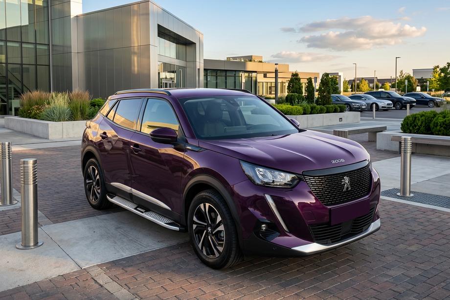 Peugeot 2008 2019– Mevsim Grey side steps (2 stuks, aluminium) Image