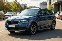 Skoda Kamiq 2019– Allmond Black side steps (2 st., aluminium) foto 1