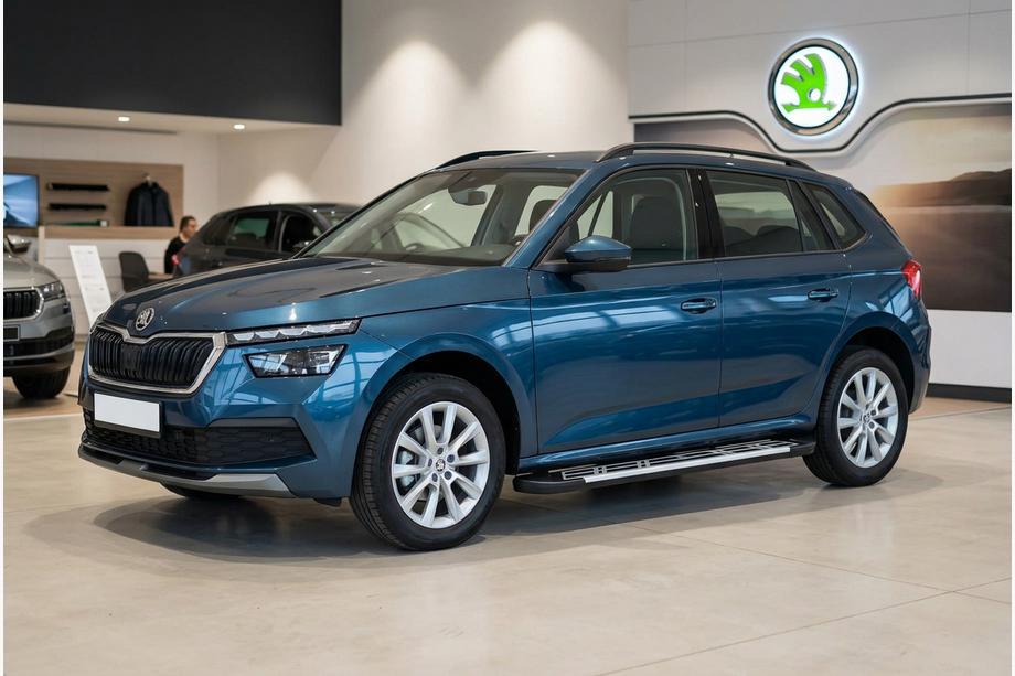 Skoda Kamiq 2019– Sunrise side steps (set van 2, aluminium) Image
