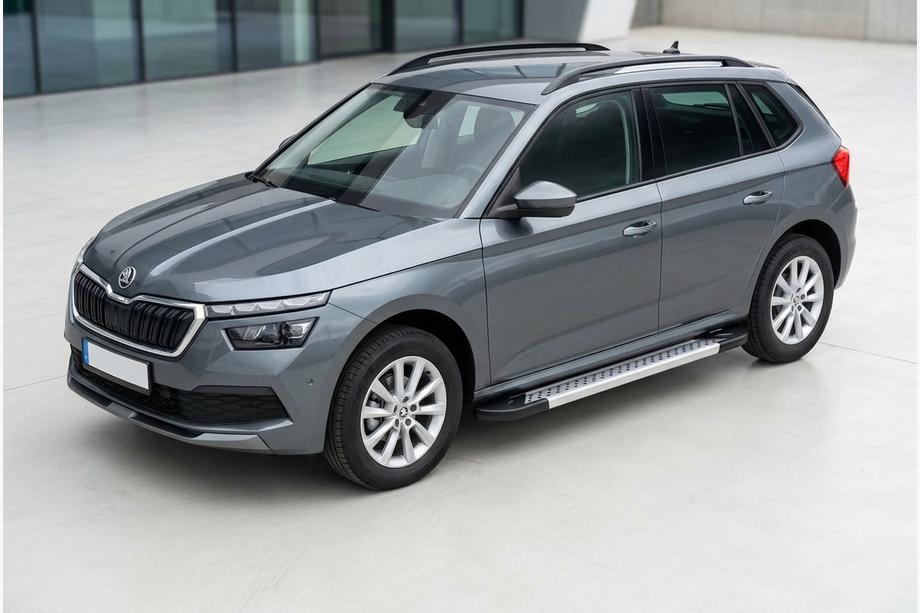 Skoda Kamiq 2019– Zijdrempels Vision New Grey (set van 2, aluminium) Image