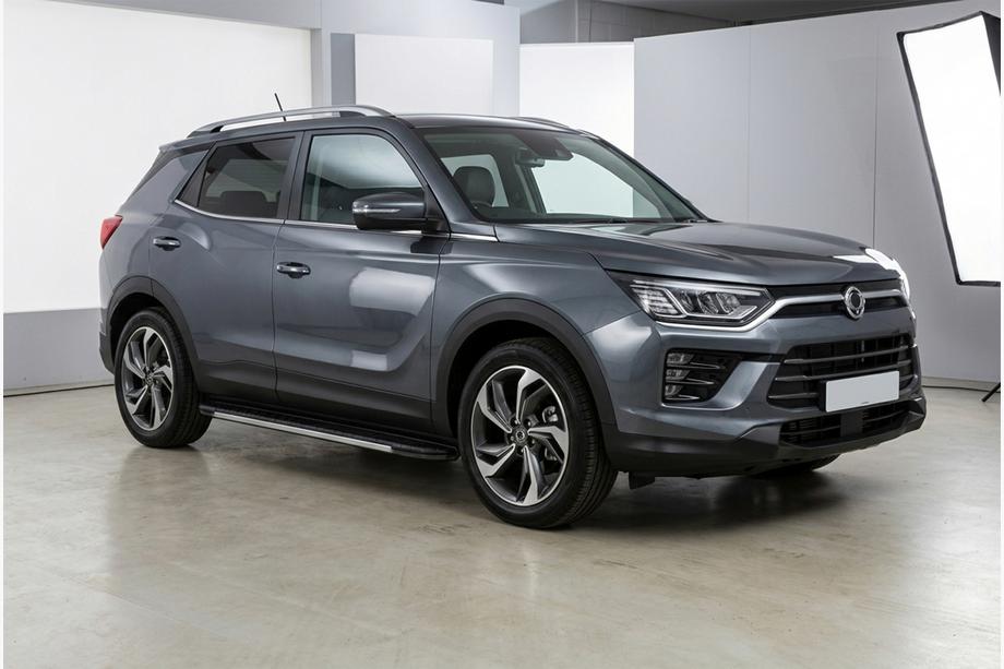 SsangYong Korando 2019– Bosphore Grey zijtreden (set van 2, aluminium) Image