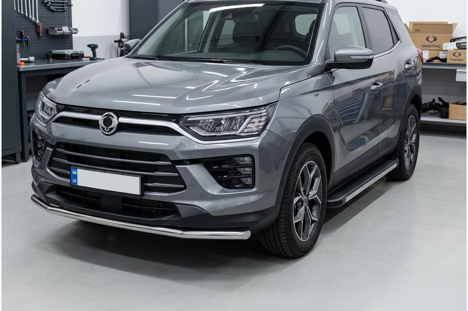 SsangYong Korando 2019– Maya V1 zijtreden (2 stuks, aluminium) Image