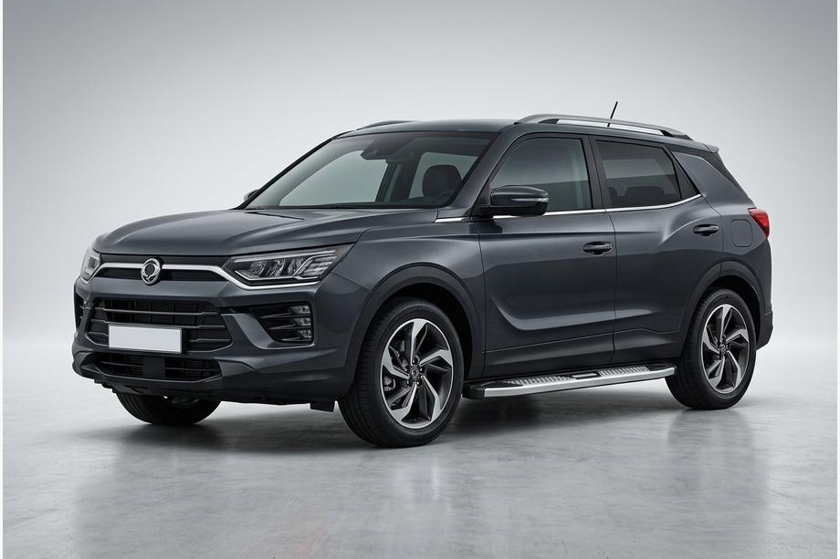 SsangYong Korando 2019– Mevsim Grey side steps (2 stuks, aluminium) Image