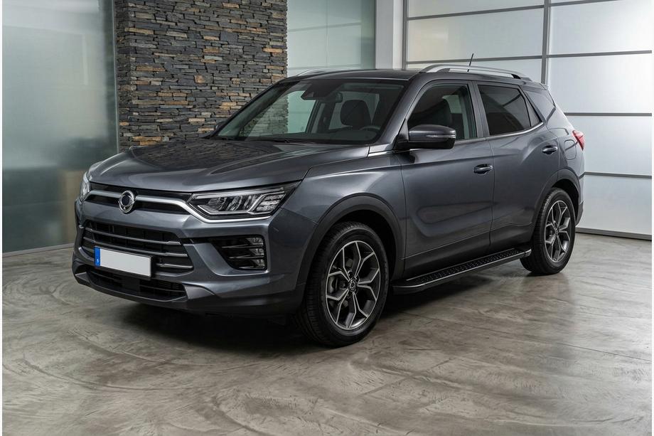 SsangYong Korando 2019– Allmond Black side steps (2 st., aluminium) Image