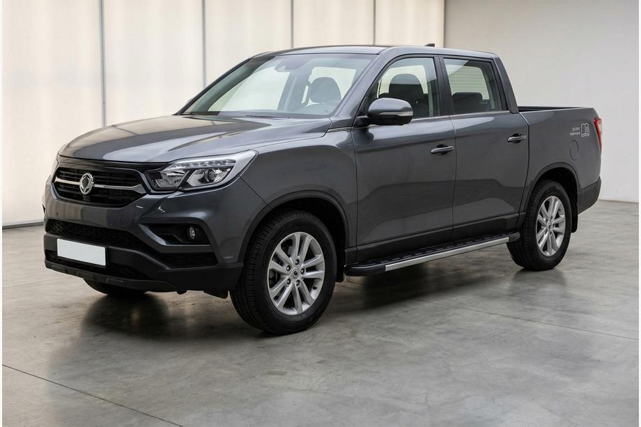 SsangYong Musso II 2018– Duru side steps (2 stuks, aluminium) Image