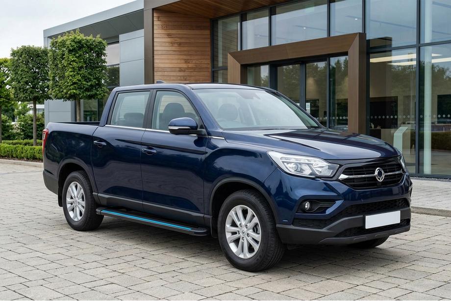 SsangYong Musso II 2018– Maya Blue zijtreden (2 stuks, aluminium) Image