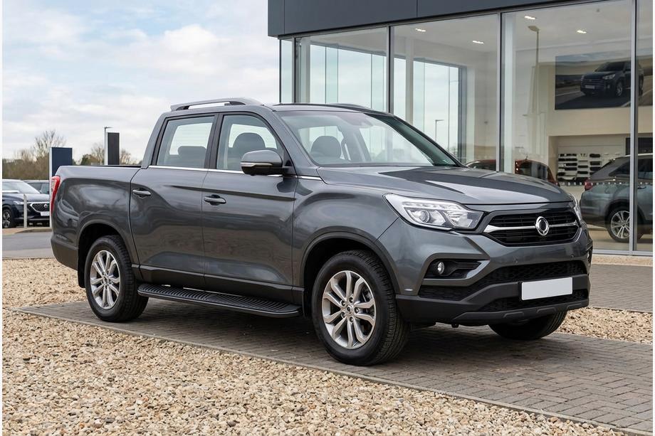 SsangYong Musso II 2018– Tayga Black zijtreden (set van 2, aluminium) Image