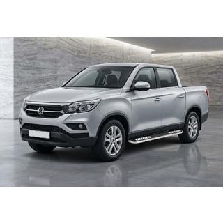 Side steps Tayga V2 (2 stuks, aluminium) SsangYong Musso II 2018– foto 1