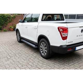 Zijtreden Vision New Black (2 stuks, aluminium)