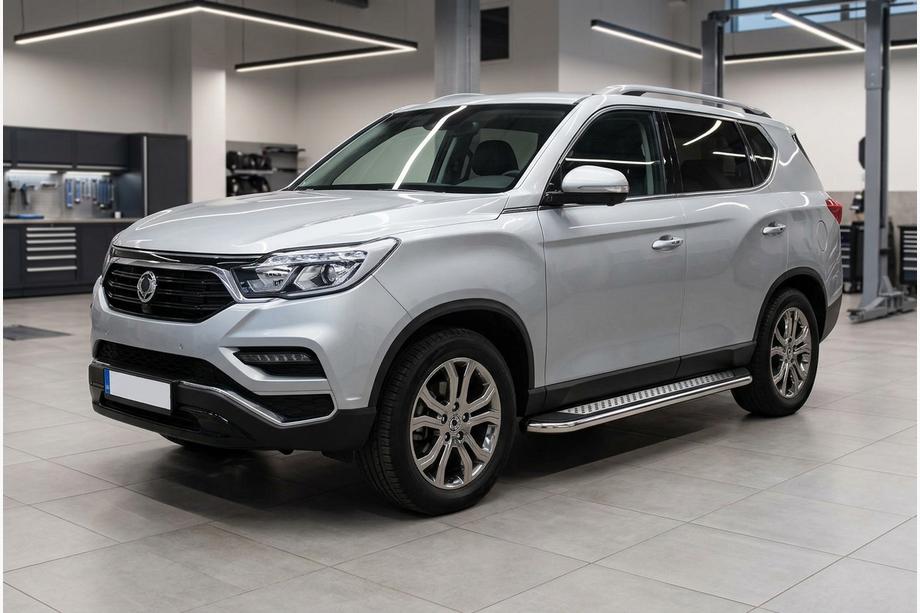 SsangYong Rexton II 2017– Side steps Maydos V2 (2 stuks, aluminium) Image
