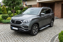 SsangYong Rexton II 2017– Mevsim Grey side steps (2 stuks, aluminium) foto 1