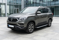 SsangYong Rexton II 2017– Fullmond side steps (2 stuks, aluminium) foto 1