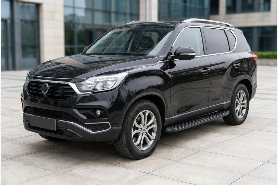 SsangYong Rexton II 2017– Tayga Black zijtreden (set van 2, aluminium) Image