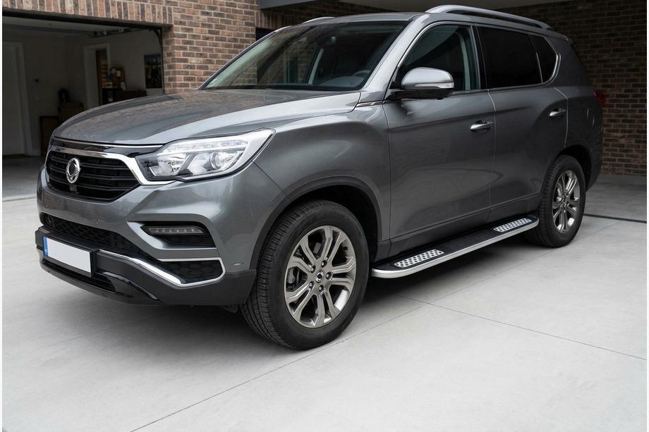 SsangYong Rexton II 2017– Side steps Tayga V2 (2 stuks, aluminium) Image
