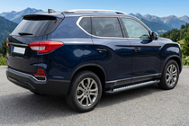 SsangYong Rexton II 2017– Zijtreden Vision New Black (2 stuks, aluminium) foto 1