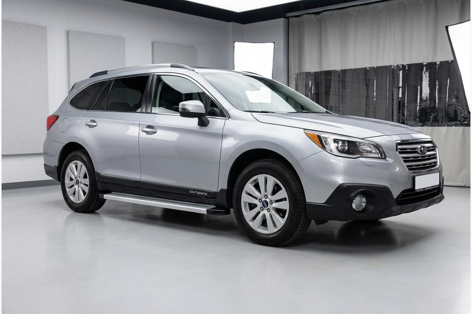 Subaru Outback 2014–2019 Maya V2 zijtreden (2 st., aluminium) Image