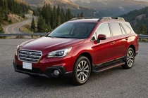 Subaru Outback 2014–2019 Side steps Maya Red (2 stuks, aluminium) foto 1