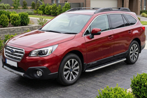 Subaru Outback 2014–2019 Maydos V1 zijtreden (2 stuks, aluminium) foto 1