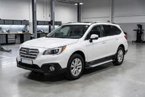 Subaru Outback 2014–2019 Side steps Allmond Grey (set van 2, aluminium) foto 1