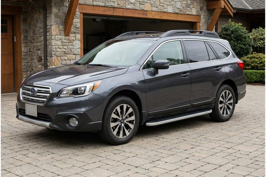 Subaru Outback 2014–2019 Side steps Tayga Grey (2 stuks, aluminium) Image