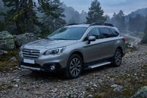 Subaru Outback 2014–2019 Zijdrempels Vision New Grey (set van 2, aluminium) foto 1