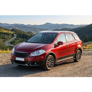 Side steps Maya Red (2 stuks, aluminium) Suzuki SX4 S-Cross 2013–2016 foto 1