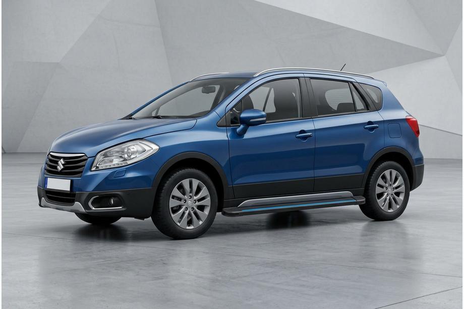 Suzuki SX4 S-Cross 2013–2016 Maya Blue zijtreden (2 stuks, aluminium) Image