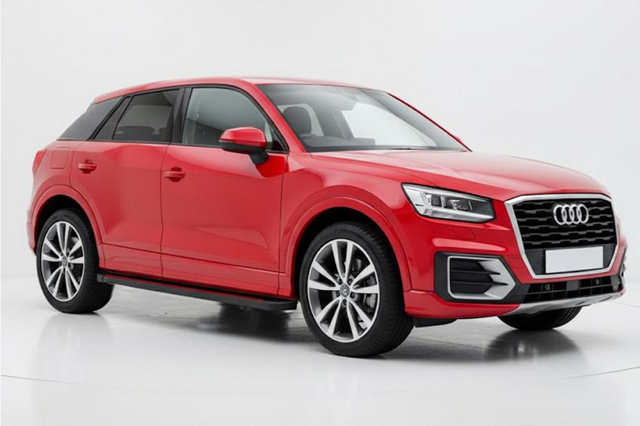Audi Q2 2016– Side steps Maya Red (2 stuks, aluminium) Image