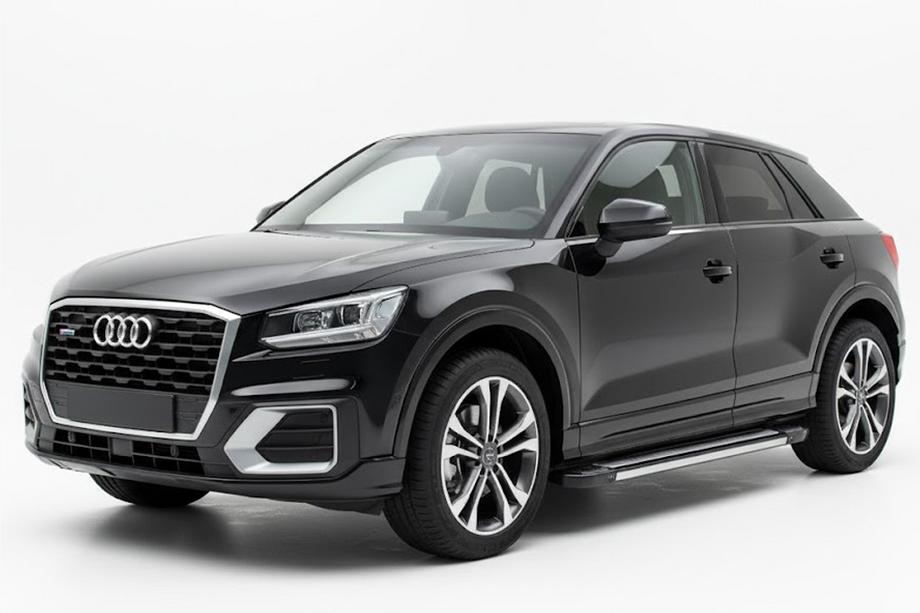 Audi Q2 2016– Rainbow zijtreden (set van 2, aluminium) Image