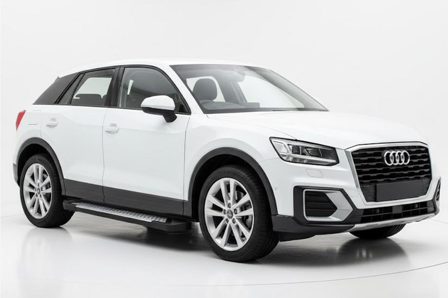 Audi Q2 2016– Side steps Allmond Grey (set van 2, aluminium) Image