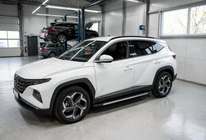 Hyundai Tucson NX4 2021– Duru side steps (2 stuks, aluminium) foto 1