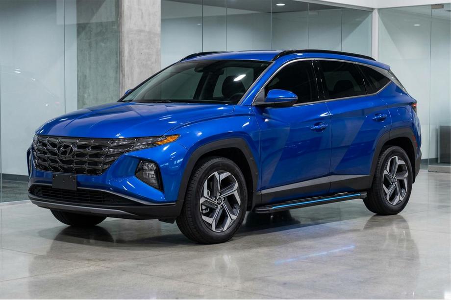 Hyundai Tucson NX4 2021– Maya Blue zijtreden (2 stuks, aluminium) Image