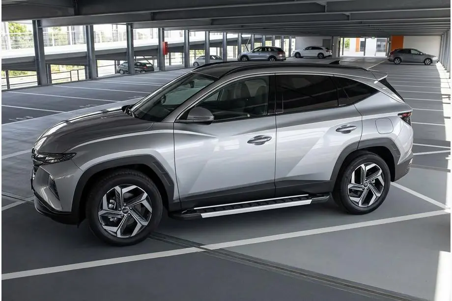 Hyundai Tucson NX4 2021– RedLine side steps (2 st., aluminium) Image