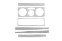 Volkswagen Golf 4 1997–2006 Aluminium dashboard sierlijsten (airco) foto 1