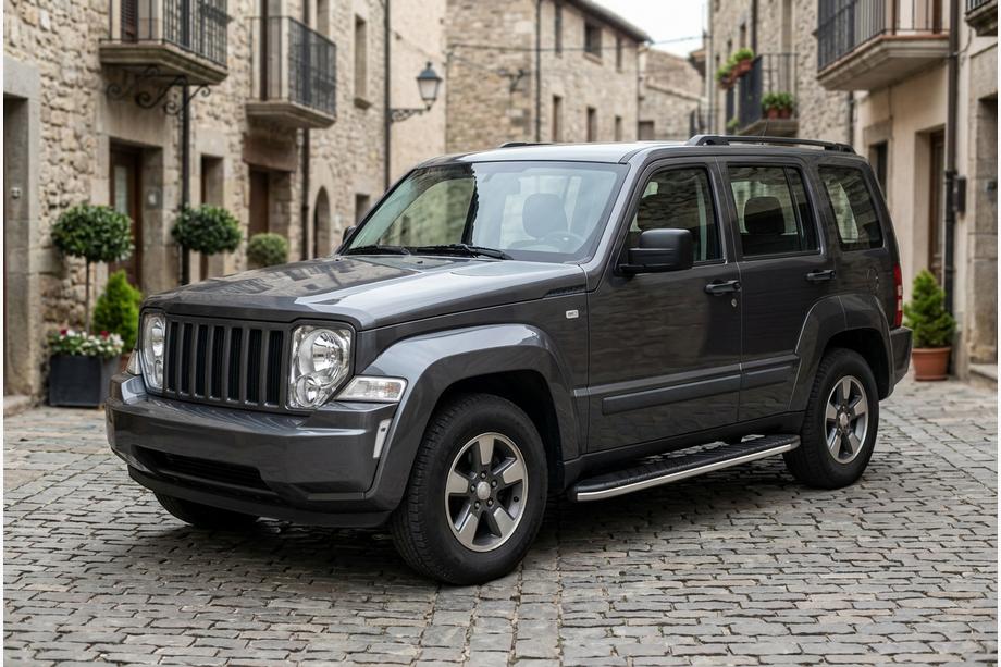 Jeep Cherokee/Liberty 2007–2013 Bosphore Grey zijtreden (set van 2, aluminium) Image