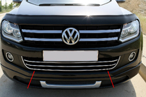 Volkswagen Amarok 2010–2022 RVS sierlijst "smile" voor de voorbumper (1 st.) foto 1