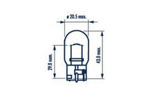 Narva 17632 W21W 12V 21W W3x16d signaallamp foto 3
