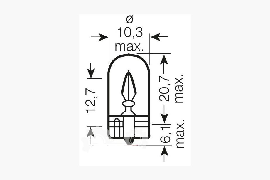 Signaallamp Osram 2845 W5W 24V W2.1X9.5D Foto 2