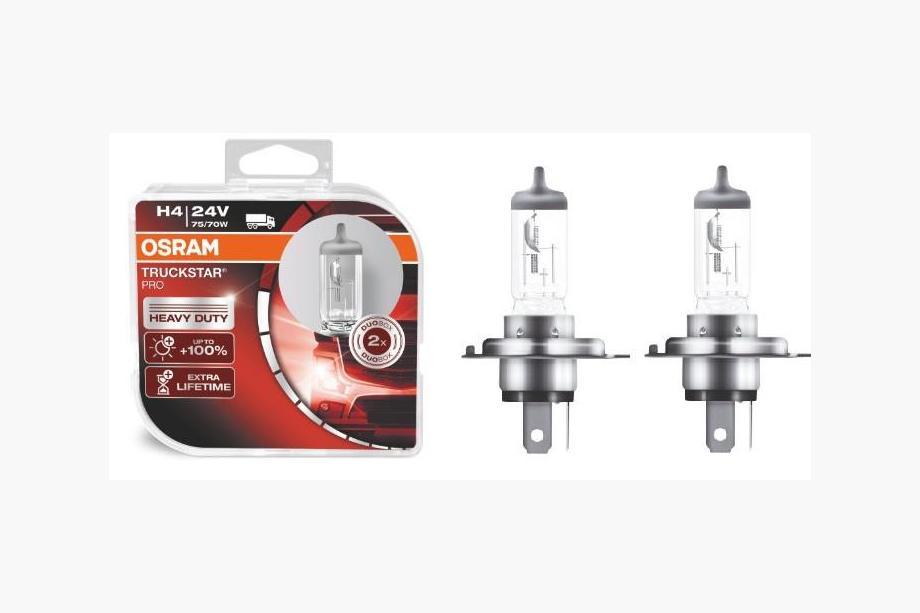Osram H4 TruckStar 24V 75/70W koplamplamp 64196TS Foto 1