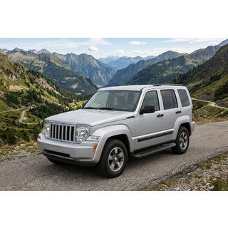 Allmond Black side steps (2 st., aluminium) Jeep Cherokee/Liberty 2007–2013 foto 1