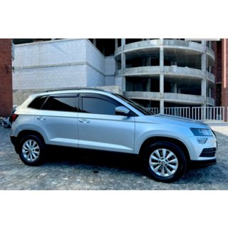 Raamdeflectoren (4 stuks, HIC) Skoda Karoq 2018– foto 1