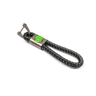 Leren sleutelhanger V1 met LandRover-logo