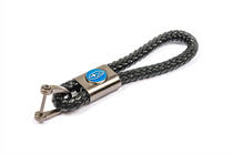Subaru Leren sleutelhanger V1 met Subaru-logo foto 2